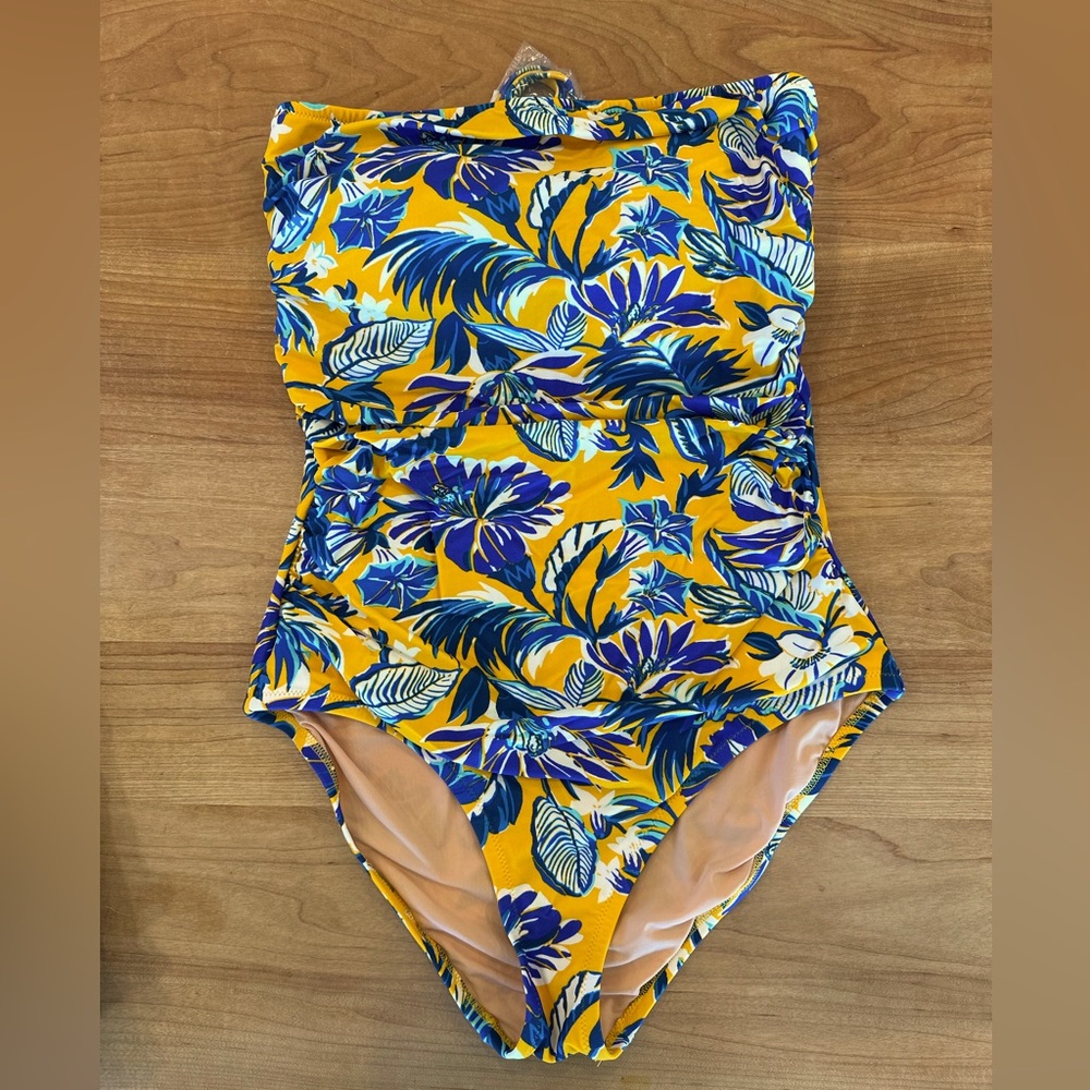 J Crew one piece with removeavle straps